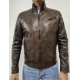 Leather Jacket Zeus lined